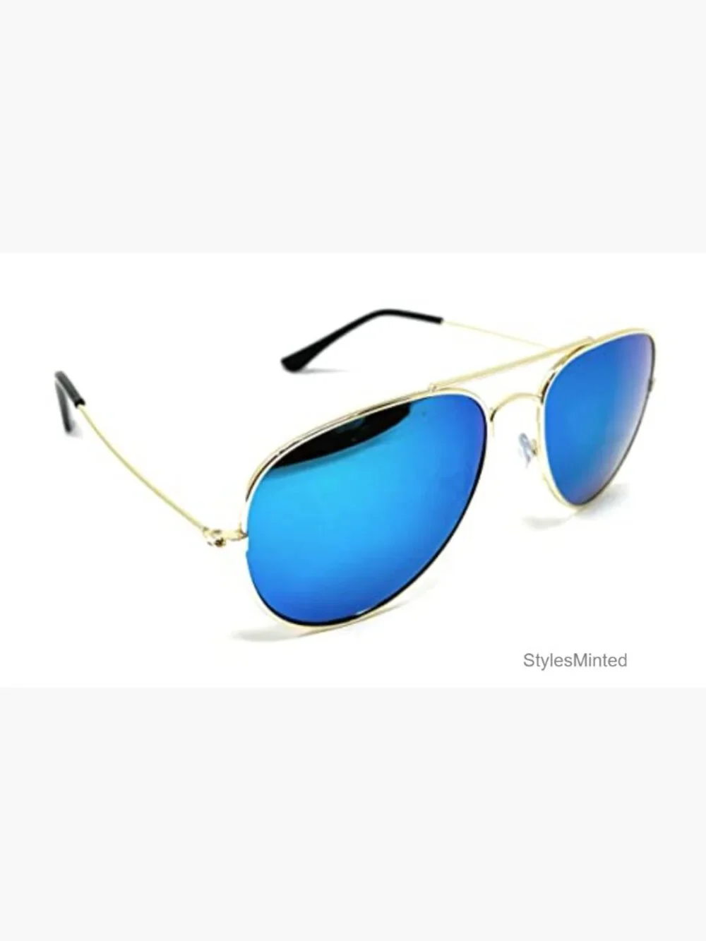 Kids Classic Retro Aviator Sunglasses Metal Frame UV400 Ages 2-5 Small